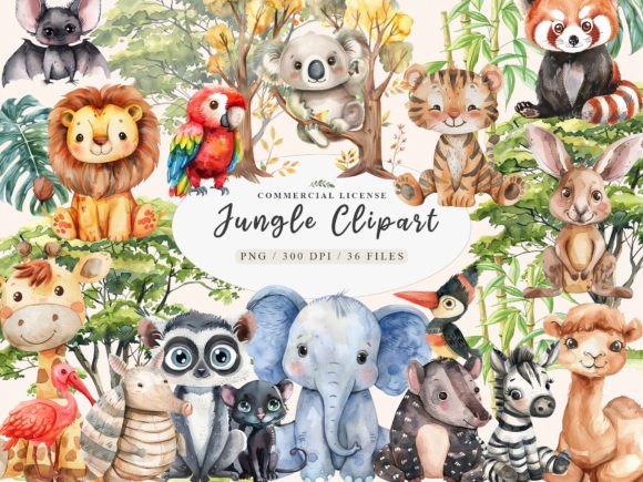 Download Baby Safari Png, Baby Jungle Animals Png - Premium Resources